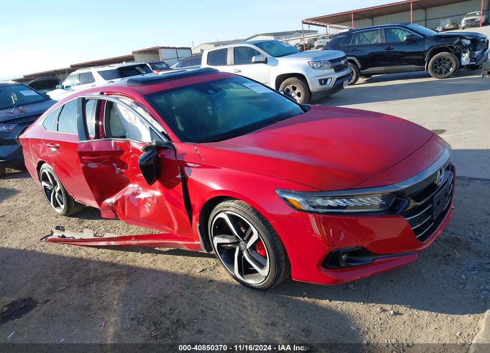 2021 HONDA ACCORD SPORT 2.0T VIN: 1HGCV2F37MA028942