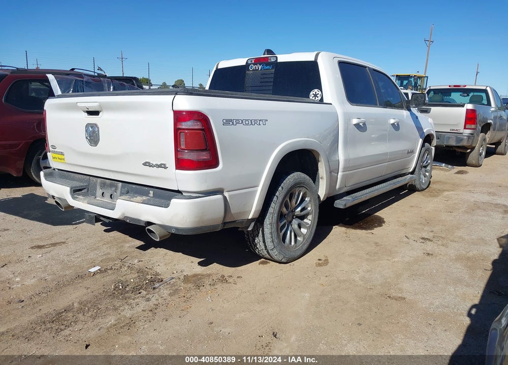 2020 RAM 1500 LAIE  4X4 5'7 BOX VIN: 1C6SRFJMXLN244871