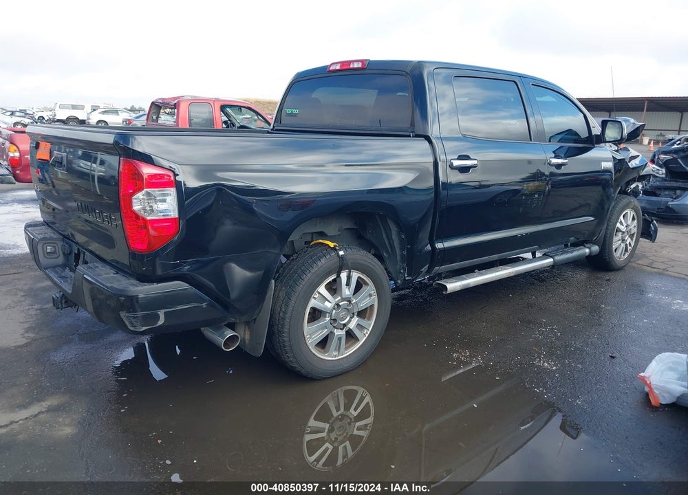 2014 TOYOTA TUNDRA PLATINUM 5.7L V8 VIN: 5TFAW5F17EX404458