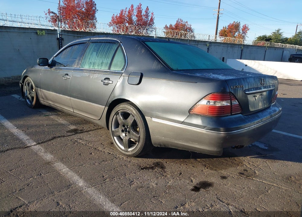 2005 LEXUS LS 430 VIN: JTHBN36F855015197