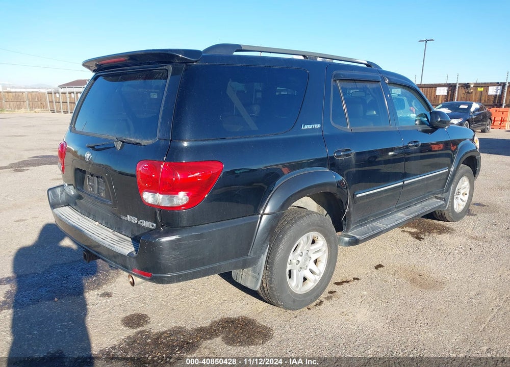 2006 TOYOTA SEQUOIA LIMITED V8 VIN: 5TDBT48A36S275808