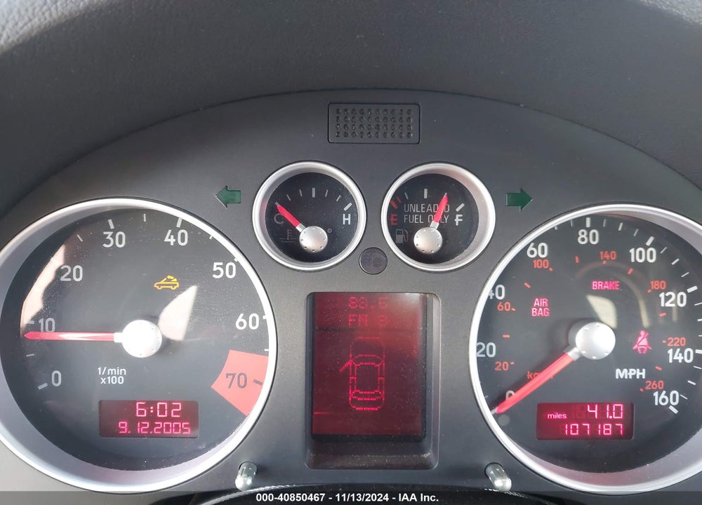 2004 AUDI TT 1.8L VIN: TRUUT28N041018489