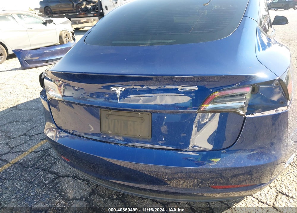 2021 TESLA MODEL 3 STANDARD RANGE PLUS REAR-WHEEL DRIVE VIN: 5YJ3E1EAXMF930369