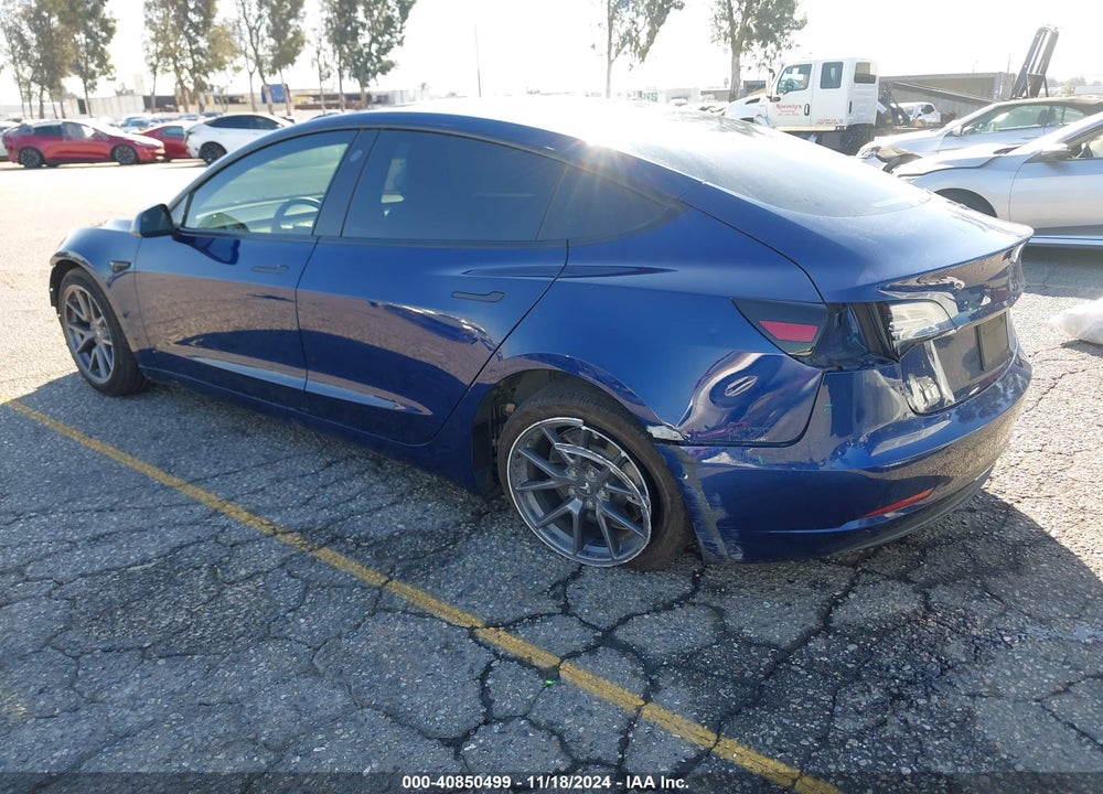 2021 TESLA MODEL 3 STANDARD RANGE PLUS REAR-WHEEL DRIVE VIN: 5YJ3E1EAXMF930369