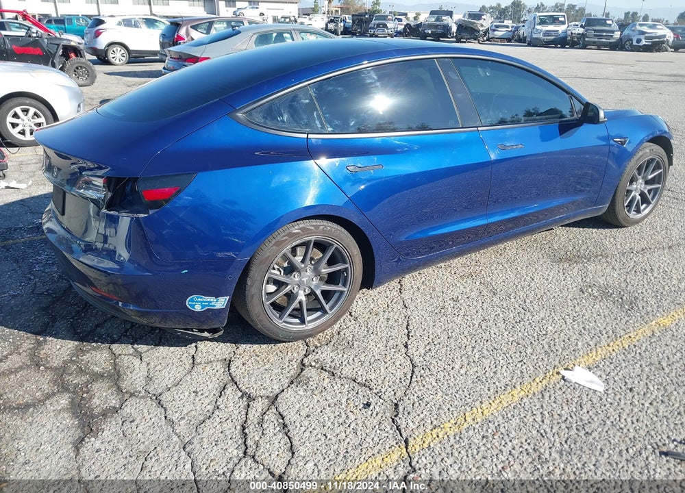 2021 TESLA MODEL 3 STANDARD RANGE PLUS REAR-WHEEL DRIVE VIN: 5YJ3E1EAXMF930369