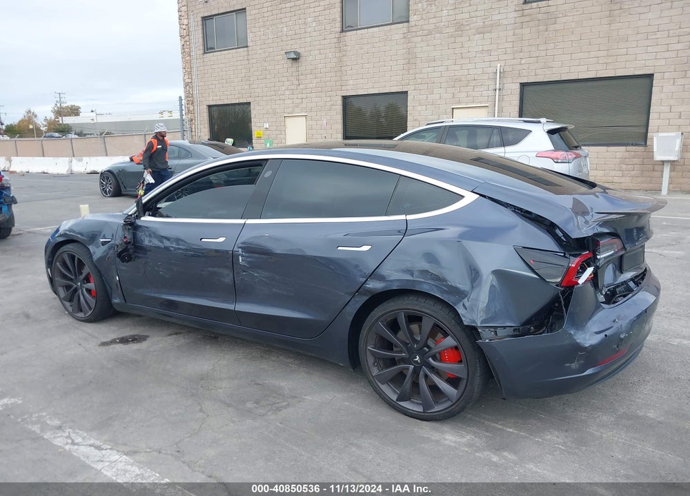 2020 TESLA MODEL 3 PERFORMANCE DUAL MOTOR ALL-WHEEL DRIVE VIN: 5YJ3E1EC9LF641774