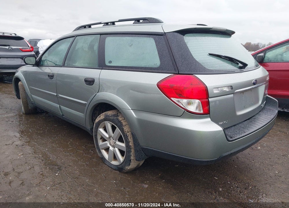 2009 SUBARU OUTBACK 2.5I VIN: 4S4BP61C397344647