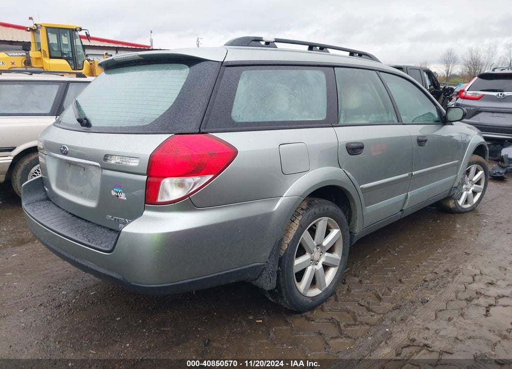 2009 SUBARU OUTBACK 2.5I VIN: 4S4BP61C397344647