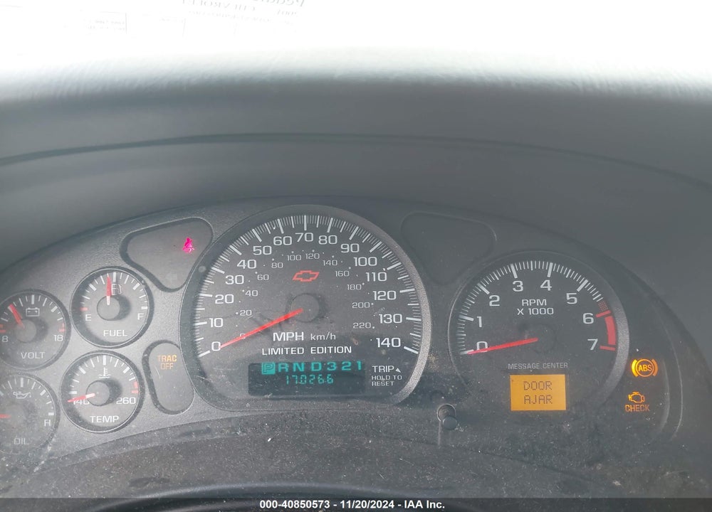 2001 CHEVROLET MONTE CARLO SS VIN: 2G1WX15K919253369