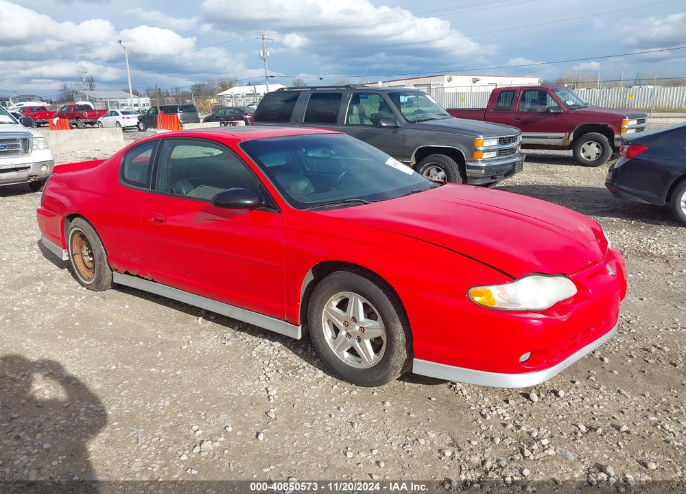 2001 CHEVROLET MONTE CARLO SS VIN: 2G1WX15K919253369
