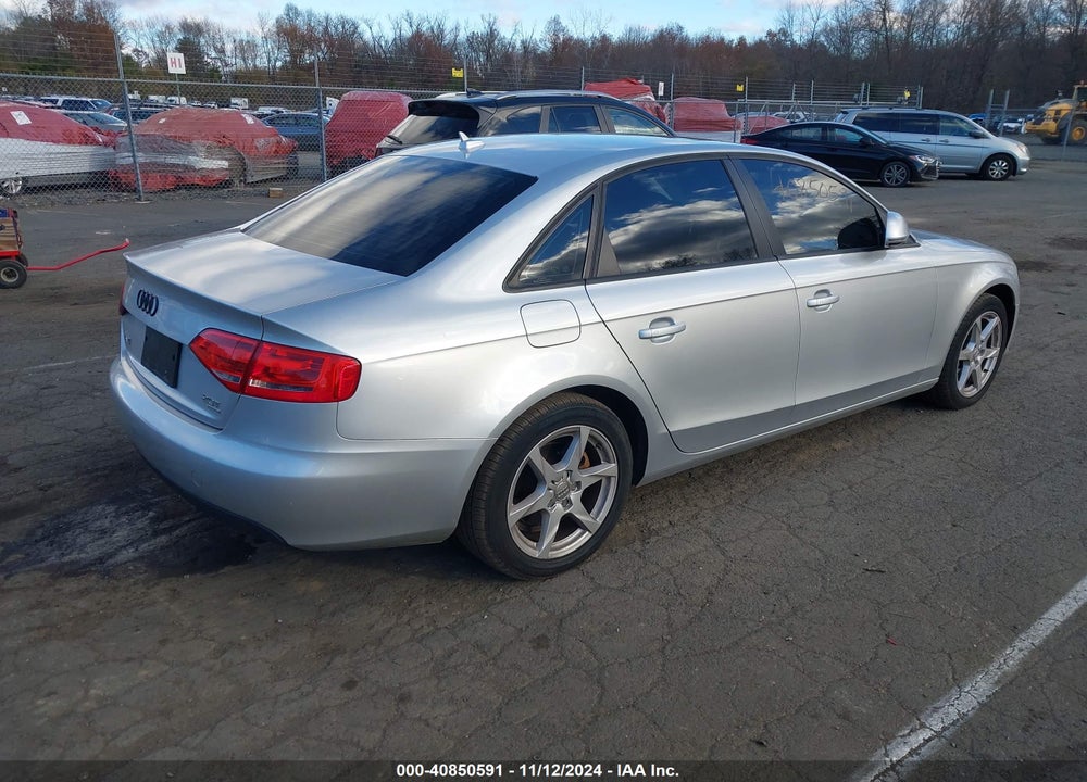 2009 AUDI A4 2.0T PREMIUM VIN: WAULF78K09N012494