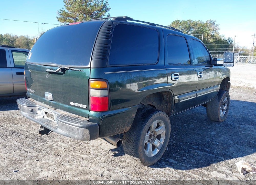 2004 CHEVROLET TAHOE LS VIN: 1GNEC13Z84J109861
