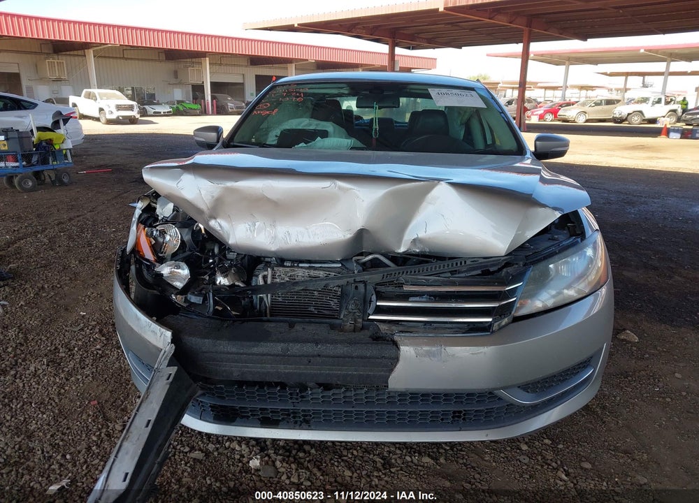 2013 VOLKSWAGEN PASSAT 2.5L SE VIN: 1VWBP7A31DC121076
