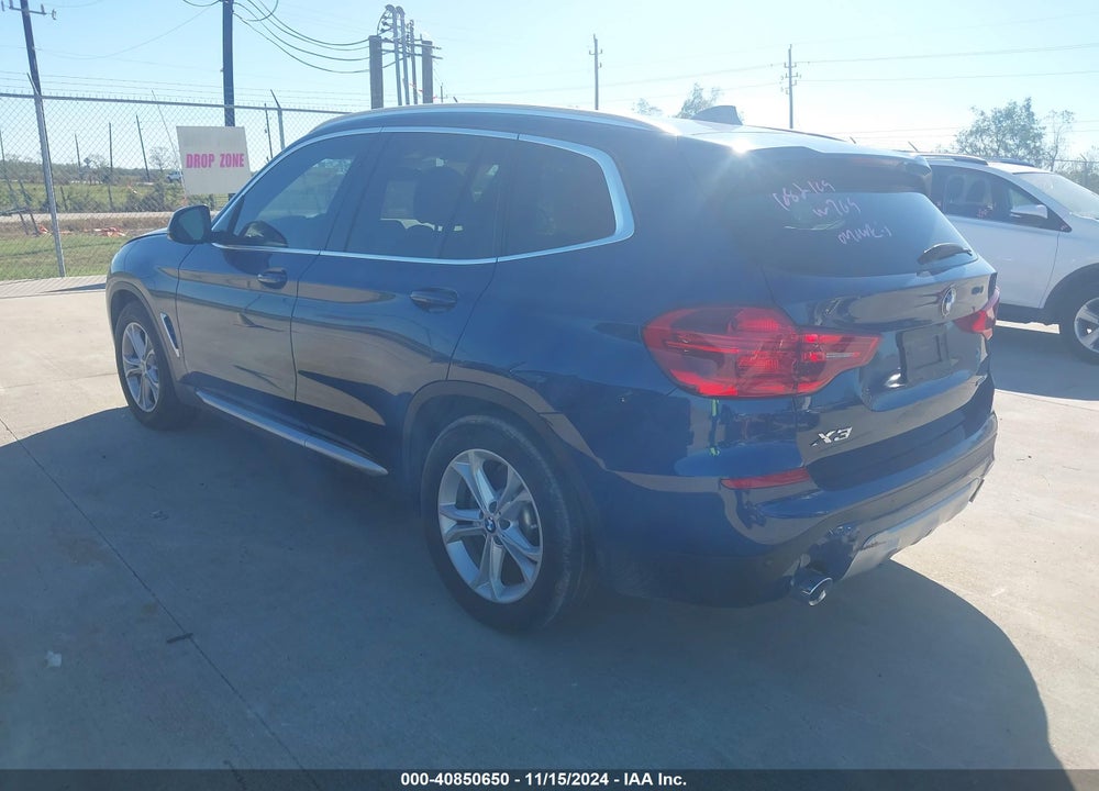 2019 BMW X3 SDRIVE30I VIN: 5UXTR7C54KLF30400