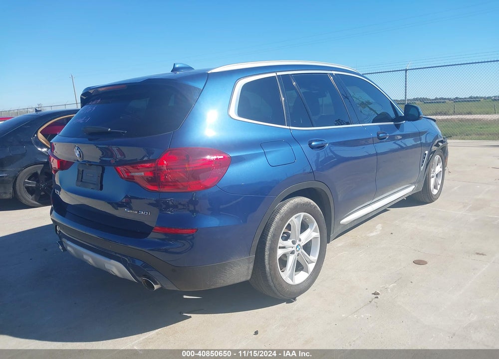2019 BMW X3 SDRIVE30I VIN: 5UXTR7C54KLF30400