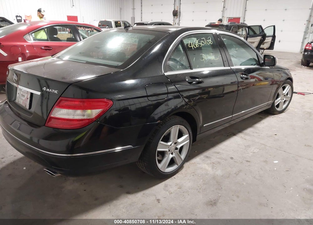 2009 MERCEDES-BENZ C 300 LUXURY 4MATIC/SPORT 4MATIC VIN: WDDGF81X79R047063