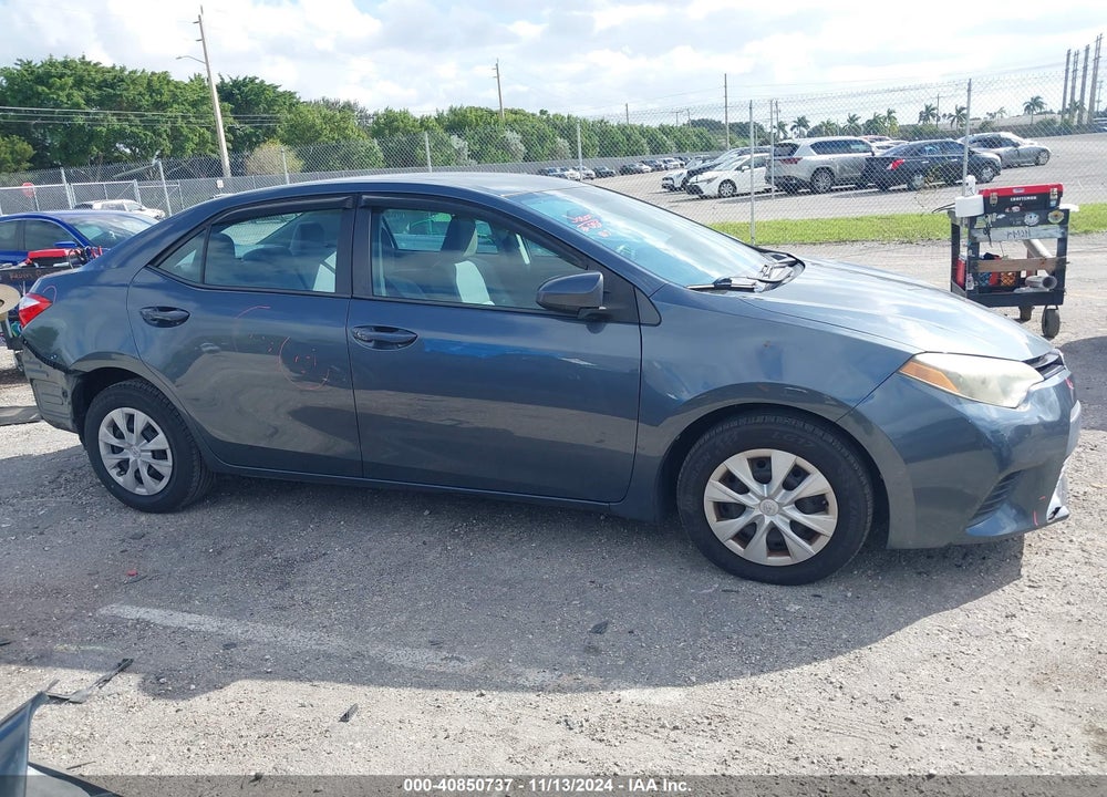 2014 TOYOTA COROLLA L VIN: 2T1BURHE6EC222234