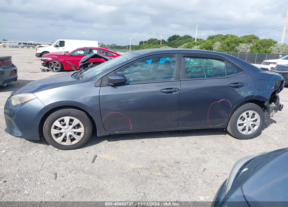 2014 TOYOTA COROLLA L VIN: 2T1BURHE6EC222234