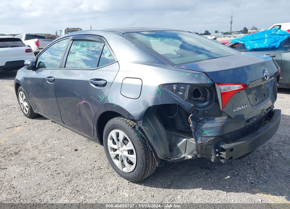 2014 TOYOTA COROLLA L VIN: 2T1BURHE6EC222234