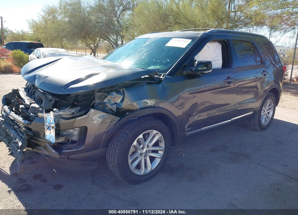 2017 FORD EXPLORER XLT VIN: 1FM5K7D88HGC22051