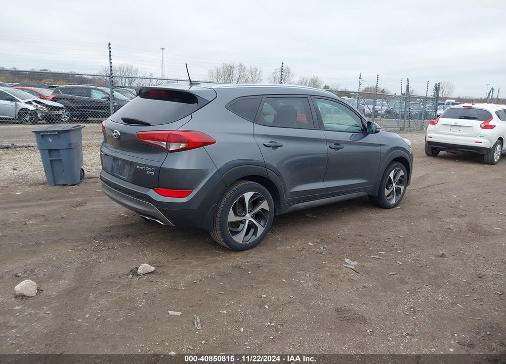 2016 HYUNDAI TUCSON SPORT VIN: KM8J3CA25GU205860
