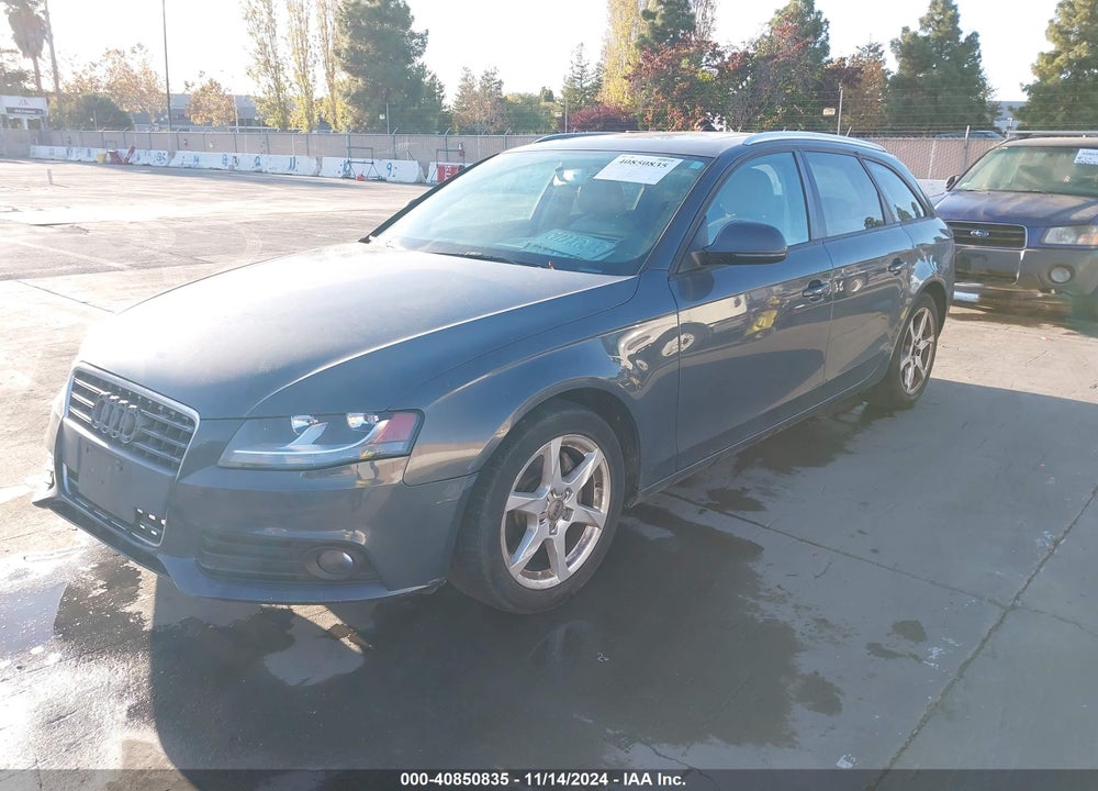 2009 AUDI A4 2.0T AVANT VIN: WAUVF78K49A177626