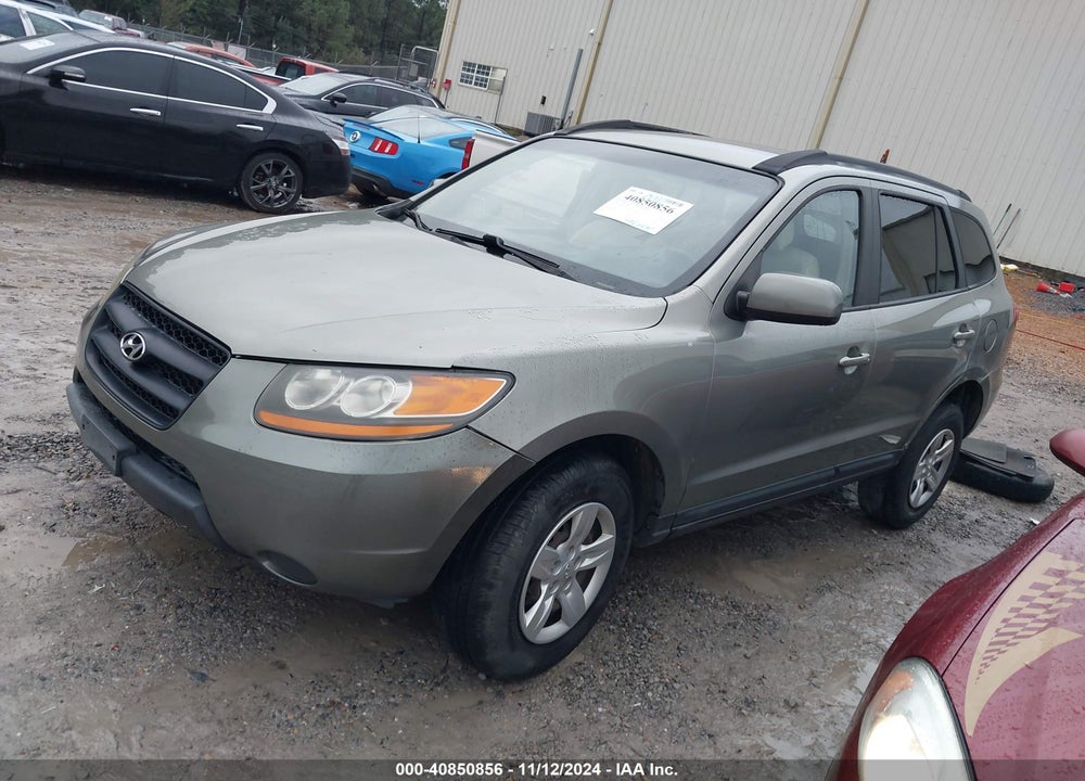 2009 HYUNDAI SANTA FE GLS VIN: 5NMSG13D39H331239