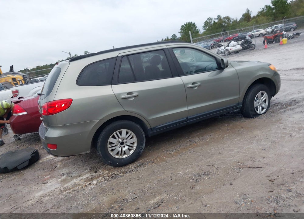 2009 HYUNDAI SANTA FE GLS VIN: 5NMSG13D39H331239