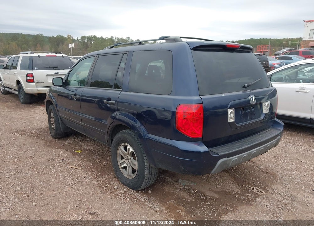 2004 HONDA PILOT EX-L VIN: 2HKYF18554H505175