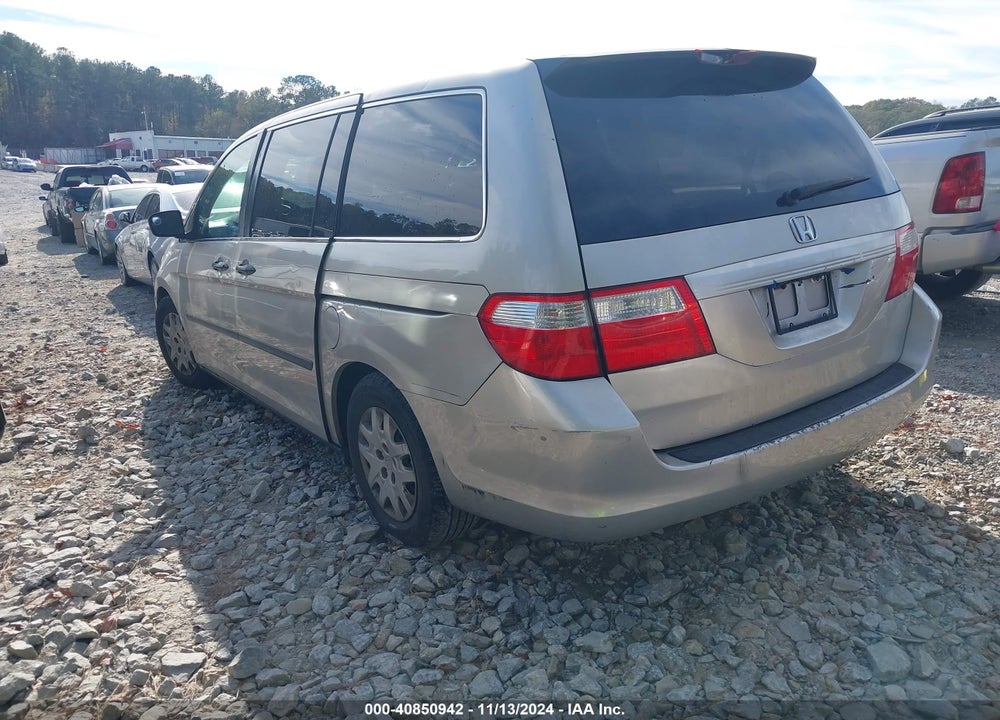 2007 HONDA ODYSSEY LX VIN: 5FNRL38227B012202