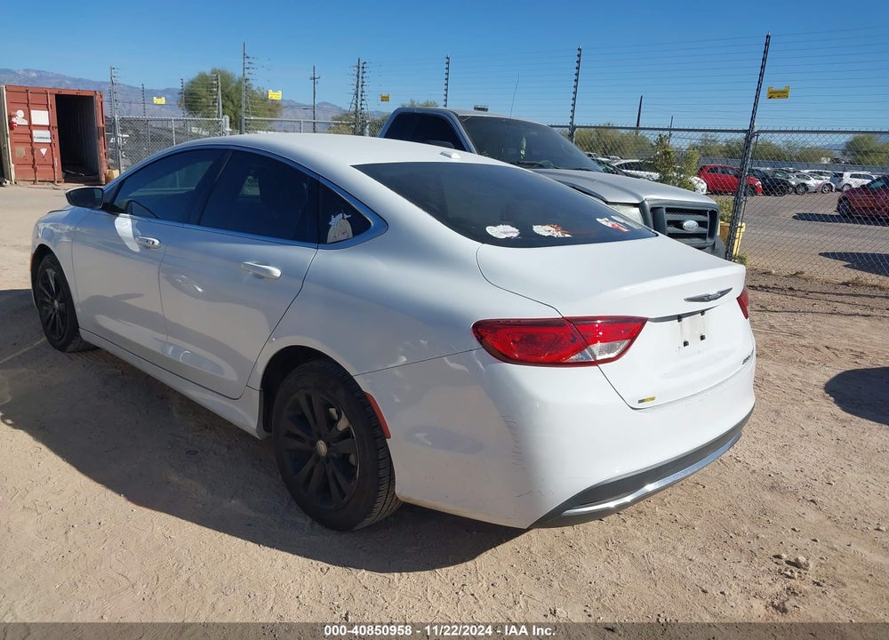 2016 CHRYSLER 200 LIMITED VIN: 1C3CCCAB1GN110692