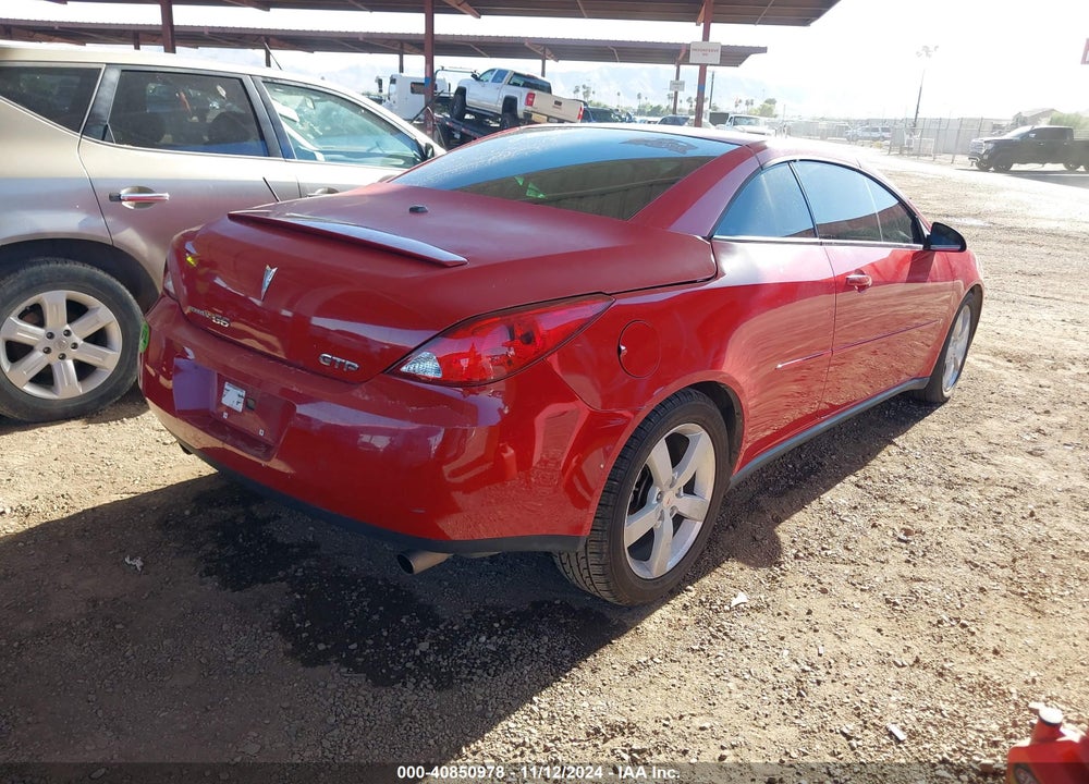 2006 PONTIAC G6 GTP VIN: 1G2ZM351064276909
