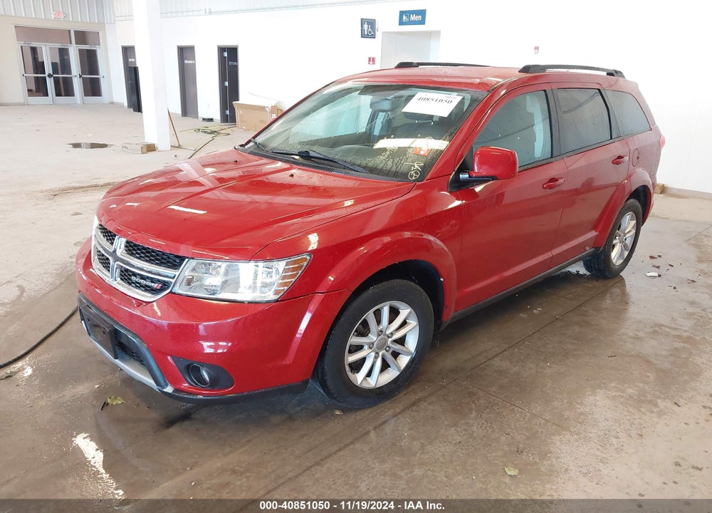 2013 DODGE JOURNEY SXT VIN: 3C4PDCBG2DT587518