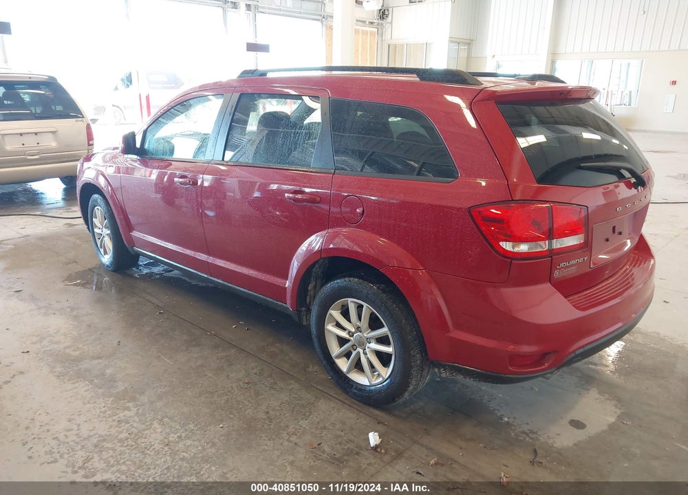 2013 DODGE JOURNEY SXT VIN: 3C4PDCBG2DT587518