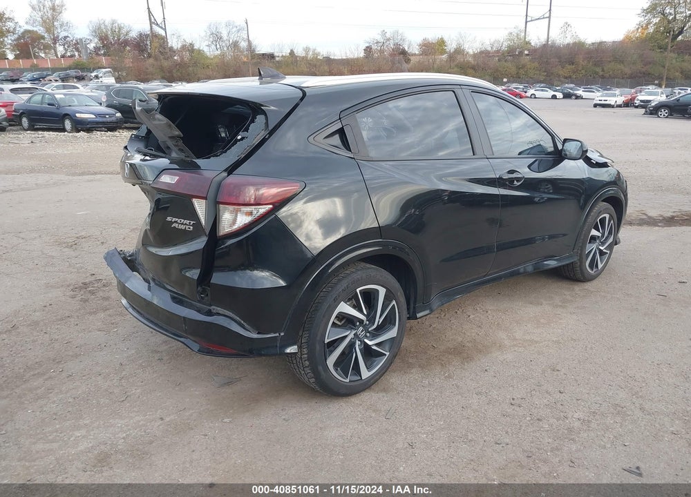 2019 HONDA HR-V SPORT VIN: 3CZRU6H12KG712627