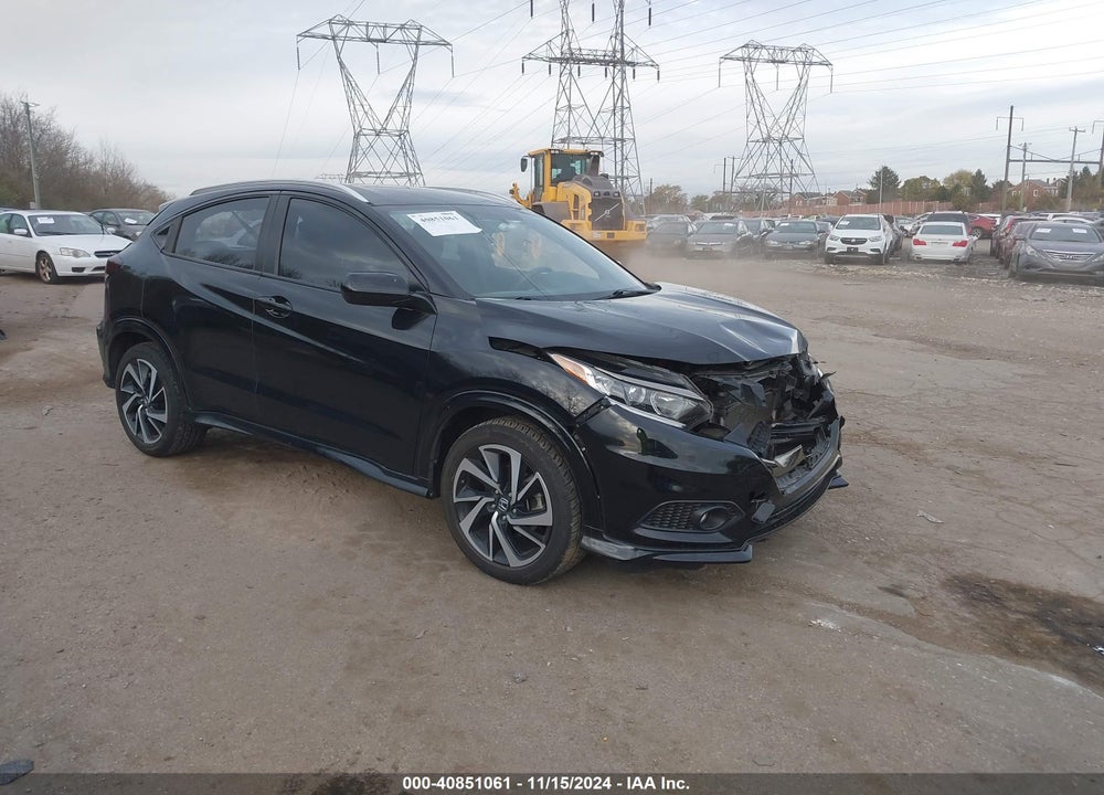 2019 HONDA HR-V SPORT VIN: 3CZRU6H12KG712627