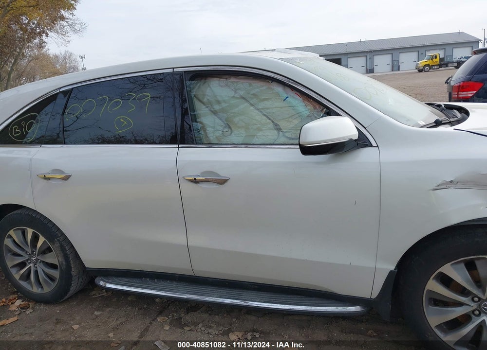 2015 ACURA MDX VIN: 5FRYD4H47FB007039