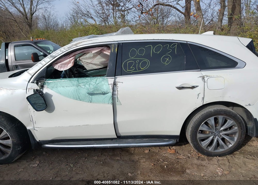 2015 ACURA MDX VIN: 5FRYD4H47FB007039