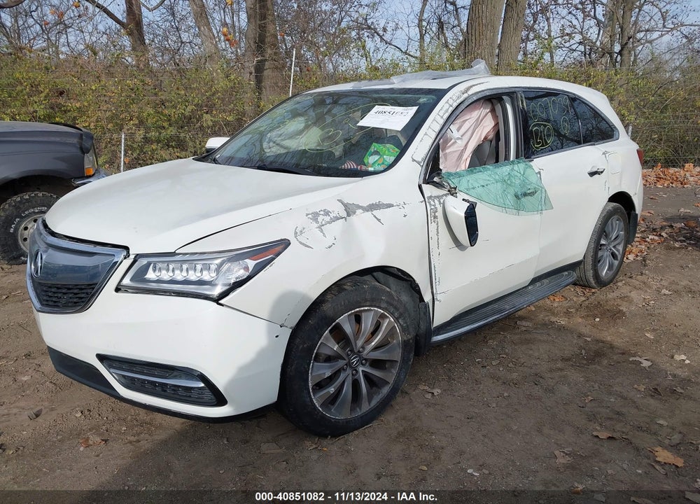2015 ACURA MDX VIN: 5FRYD4H47FB007039