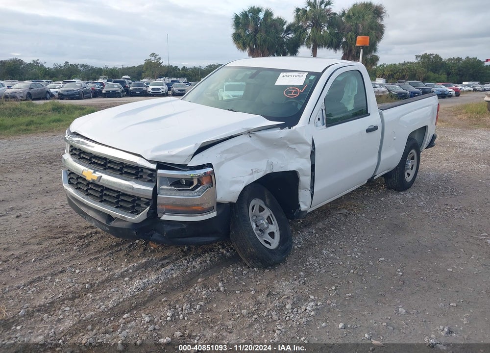 2016 CHEVROLET SILVERADO 1500 WT VIN: 1GCNCNEH9GZ336583