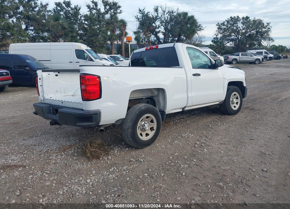 2016 CHEVROLET SILVERADO 1500 WT VIN: 1GCNCNEH9GZ336583