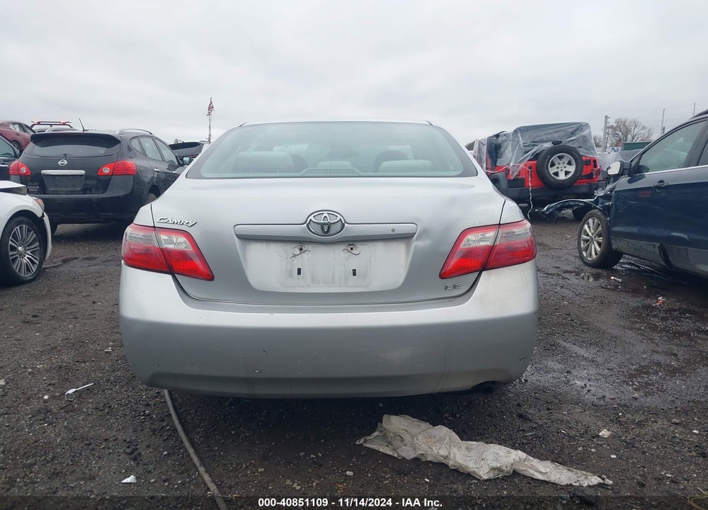 2008 TOYOTA CAMRY LE VIN: 4T1BE46K28U225594