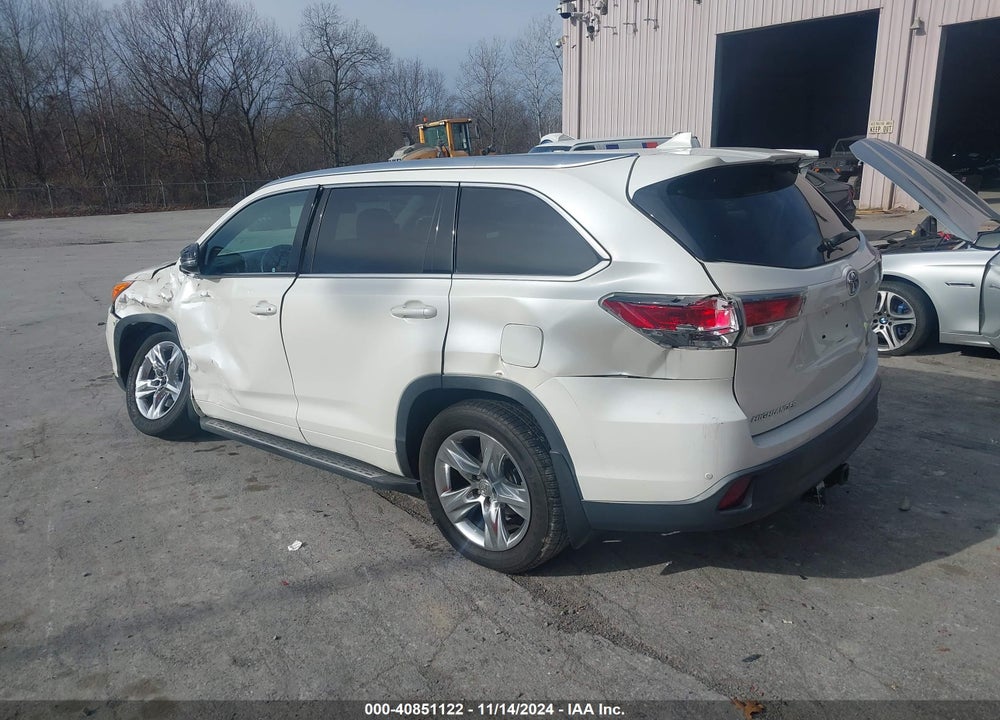 2015 TOYOTA HIGHLANDER LIMITED V6 VIN: 5TDDKRFH5FS072220