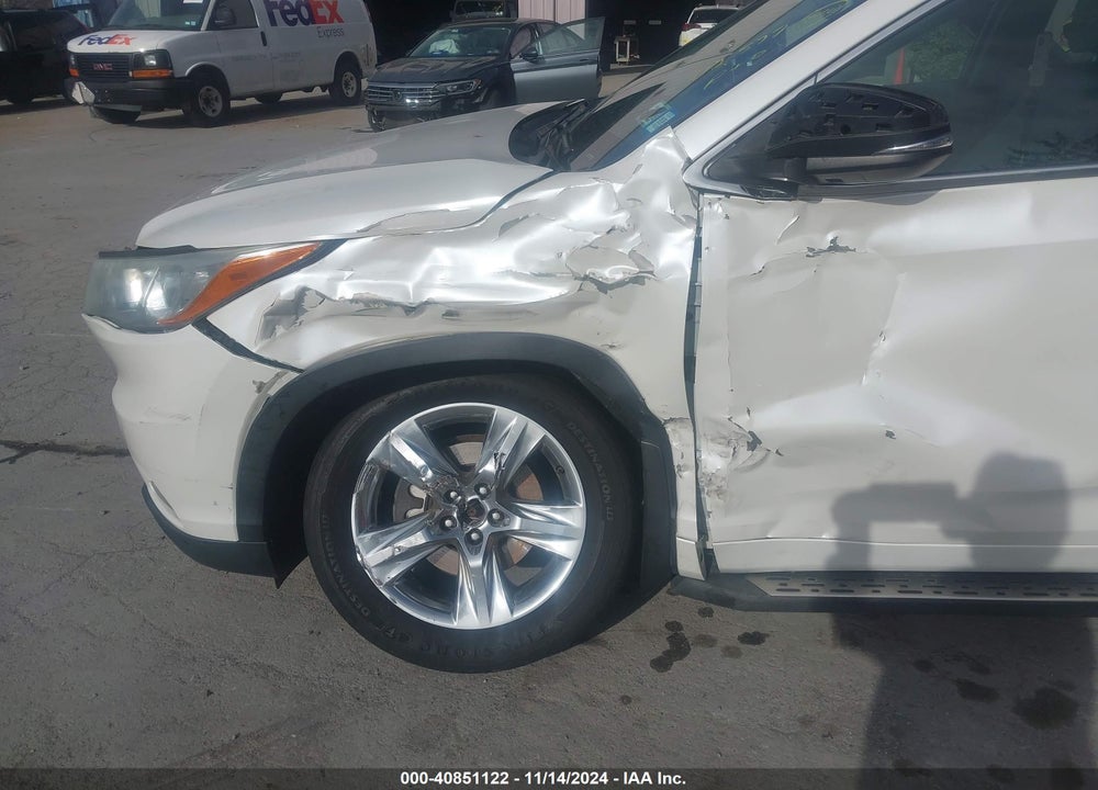 2015 TOYOTA HIGHLANDER LIMITED V6 VIN: 5TDDKRFH5FS072220