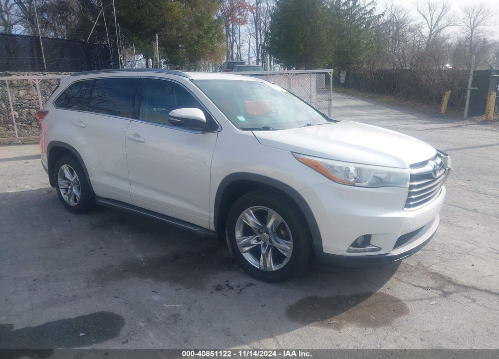 2015 TOYOTA HIGHLANDER LIMITED V6 VIN: 5TDDKRFH5FS072220