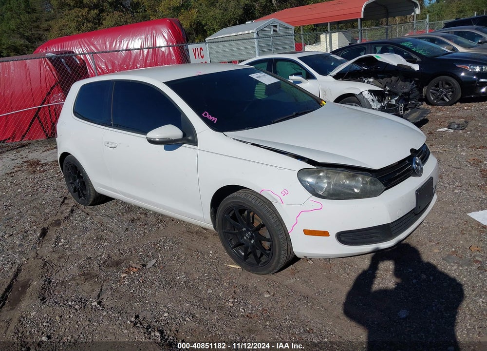 2011 VOLKSWAGEN GOLF 2.5L 2-DOOR VIN: WVWAB7AJ3BW020306