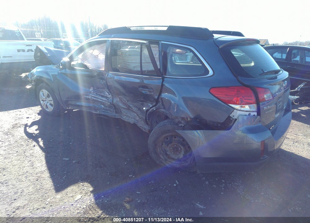 2013 SUBARU OUTBACK 2.5I VIN: 4S4BRBAC9D1319332