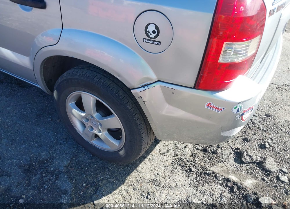 2007 HYUNDAI TUCSON GLS VIN: KM8JM12B57U646520