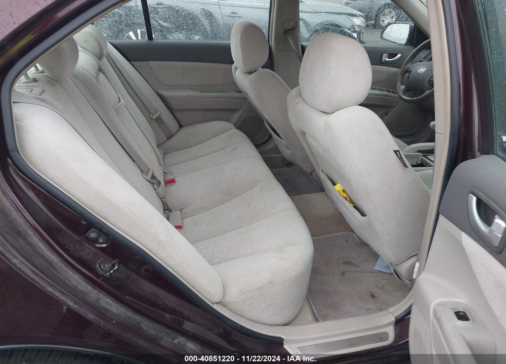 2006 HYUNDAI SONATA GLS V6/LX V6 VIN: 5NPEU46F16H111875