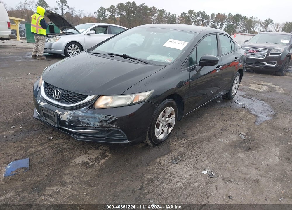 2014 HONDA CIVIC VIN: 19XFB2F54EE248396